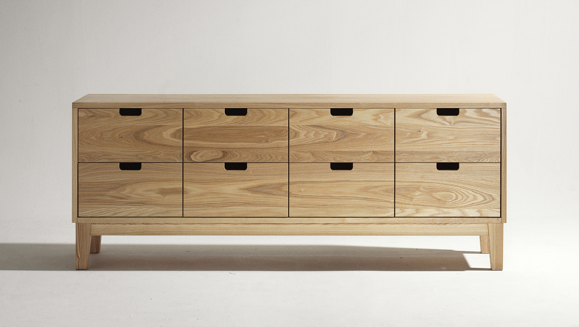urbanworks 8 drawers oak chest