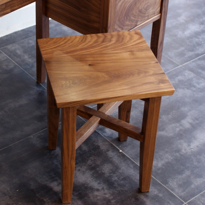 urbanworks walnut stool