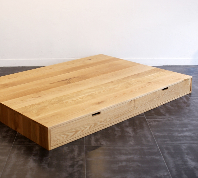 urbanworks oak flat bed