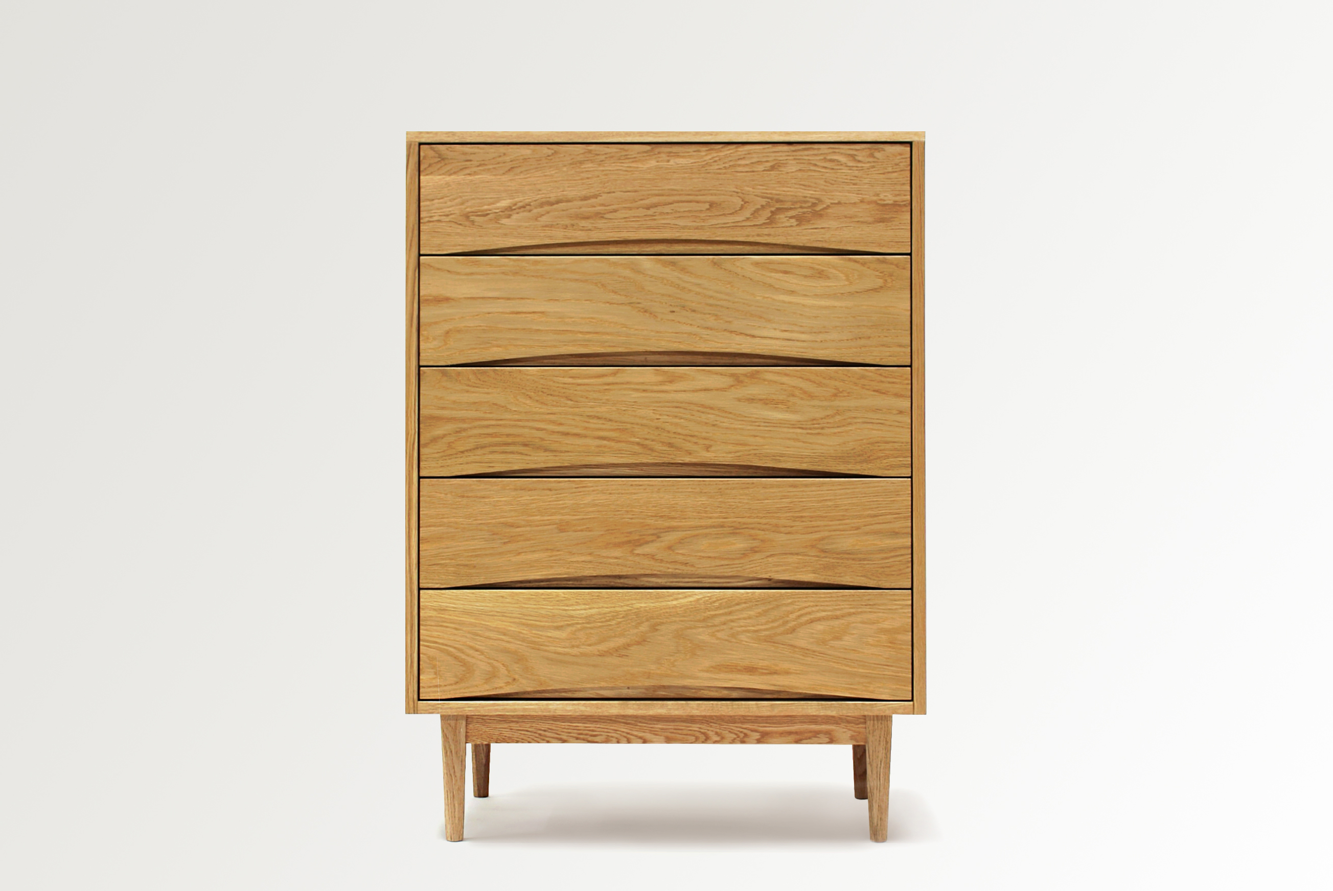 urbanworks mid-century modern oak chest