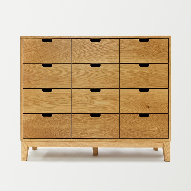 urbanworks 12 drawers oak chest