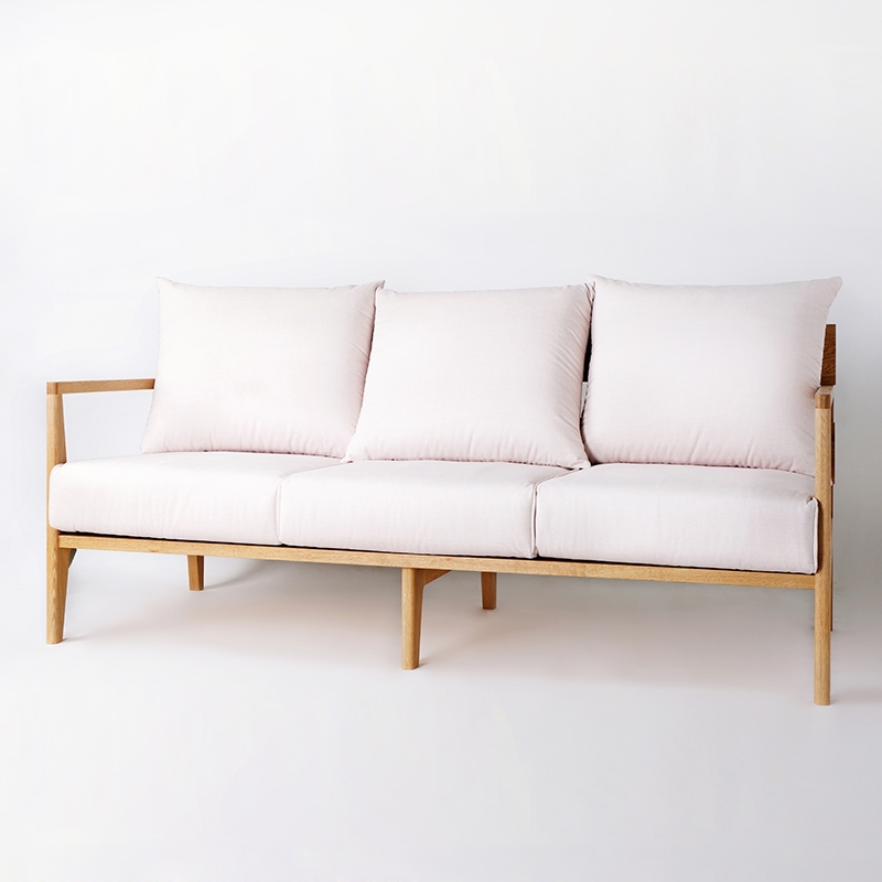 urbanworks oak fabric sofa